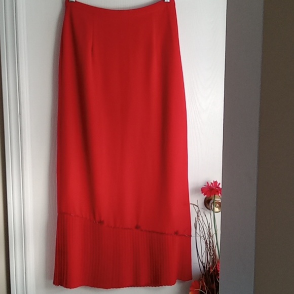 Club Franco Dresses & Skirts - Club Franco | Vintage Inspired Red Maxi Skirt